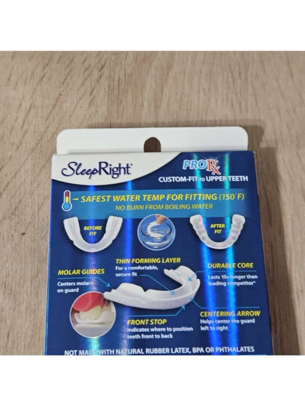 SleepRight Prorox Custom-Fit Dental Guard Nighttime Teeth Grinding Protection